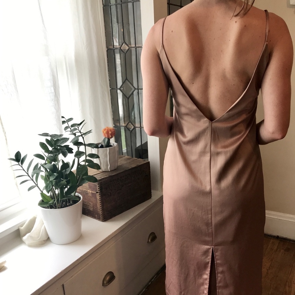 SOLD — Achro rose gold slip dress NWT - Picture 2 of 6